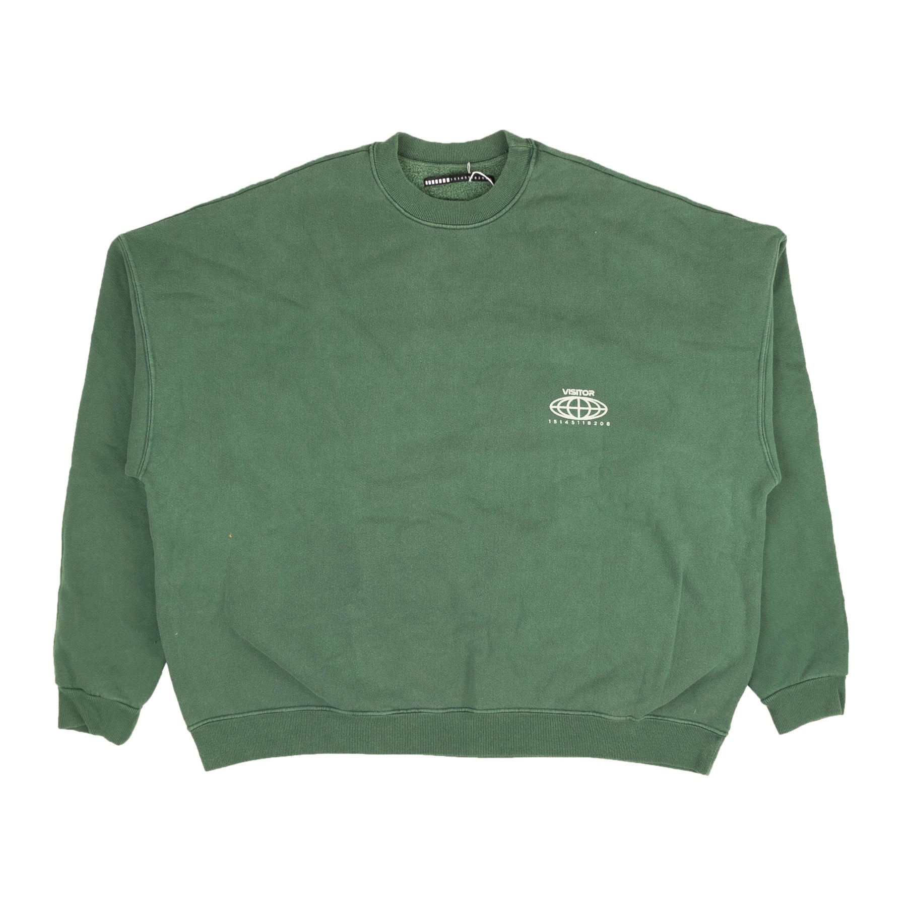 Visitor On Earth Crew Sweatshirt – Grün