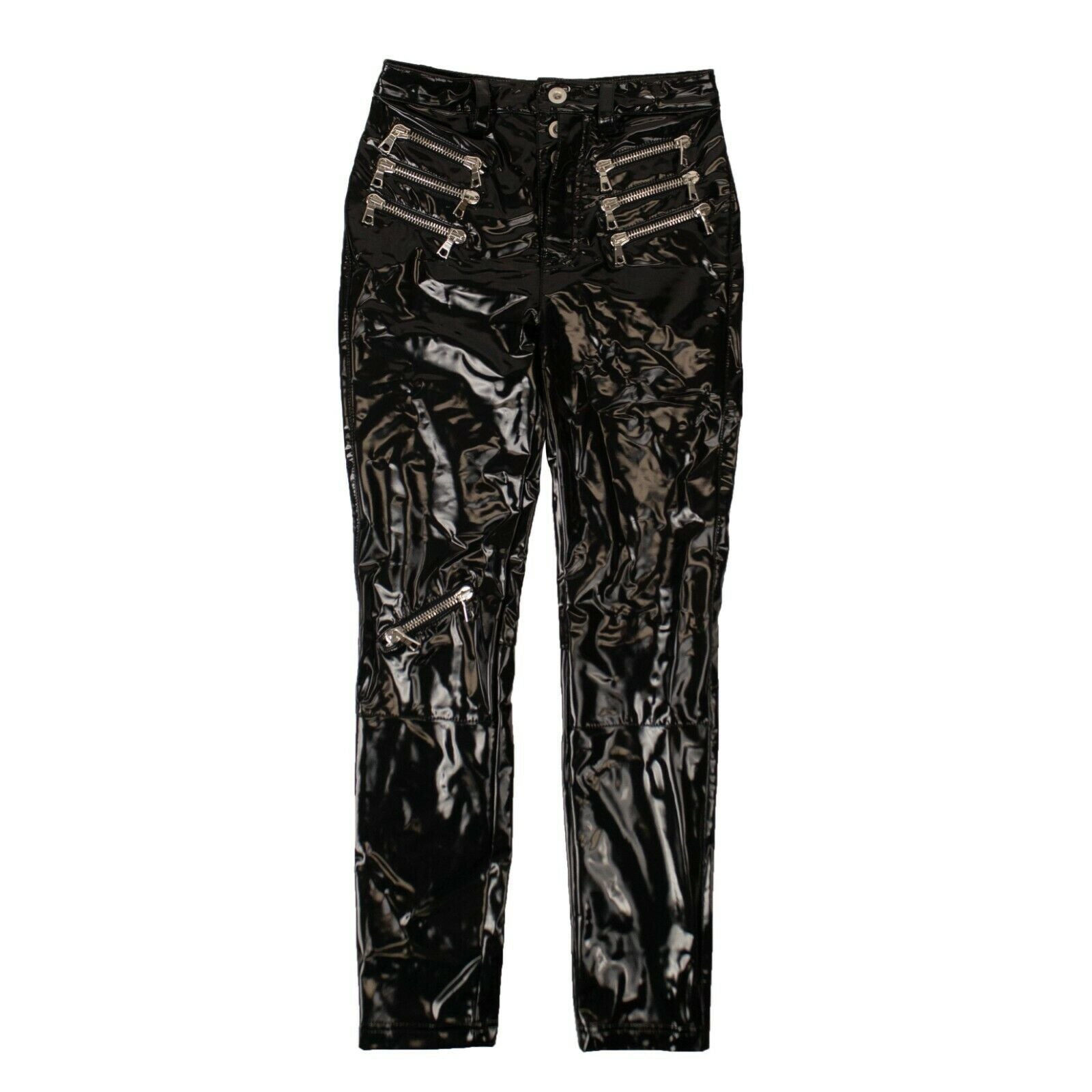 Unravel Project Patent Skinny Hosen – schwarz