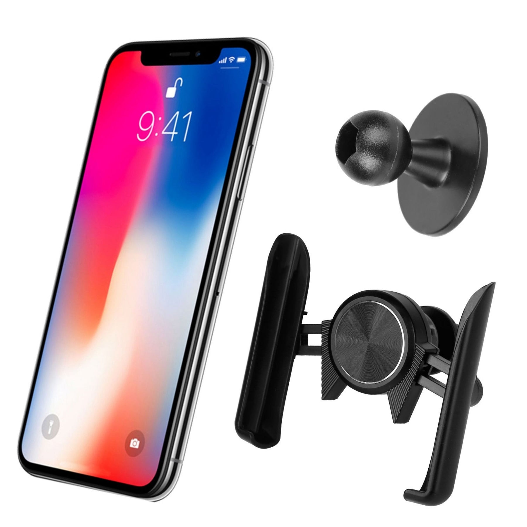 Auto Entlüftungs-Handyhalterung – Universalhalterung mit starkem Clip & Stand – Armaturenbretthalterung – ideal für alle Telefone