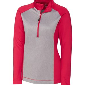 CBUK Damen-All-Star bedruckt Halb-Zip Jacke