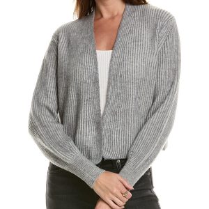 Forte Kaschmirgeflechte Wolle und Kaschmirgebleide Strickjacke 7823816687676