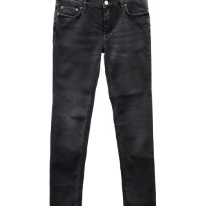 Acne Studios North schmale Passform Jeans aus schwarzer Baumwolle 7766484123708
