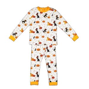 Mehrfarbiges Halloween-Pyjama-Set für Kinder