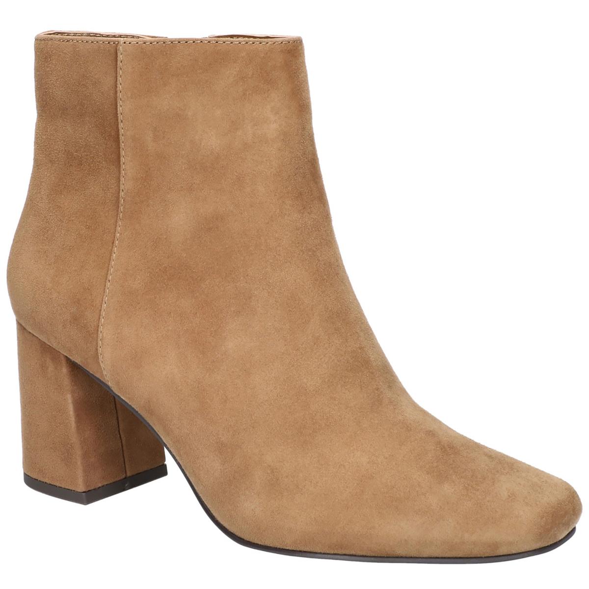 WILMA Wildleder-Stiefeletten mit runder Zehenpartie
