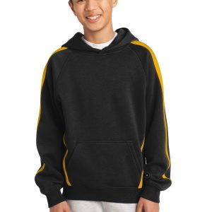 Sport-Tek Youth Sleeve Stripe Pullover mit Kapuze Sweatshirt YST265