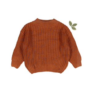 Der Grobstrickpullover – Karamell