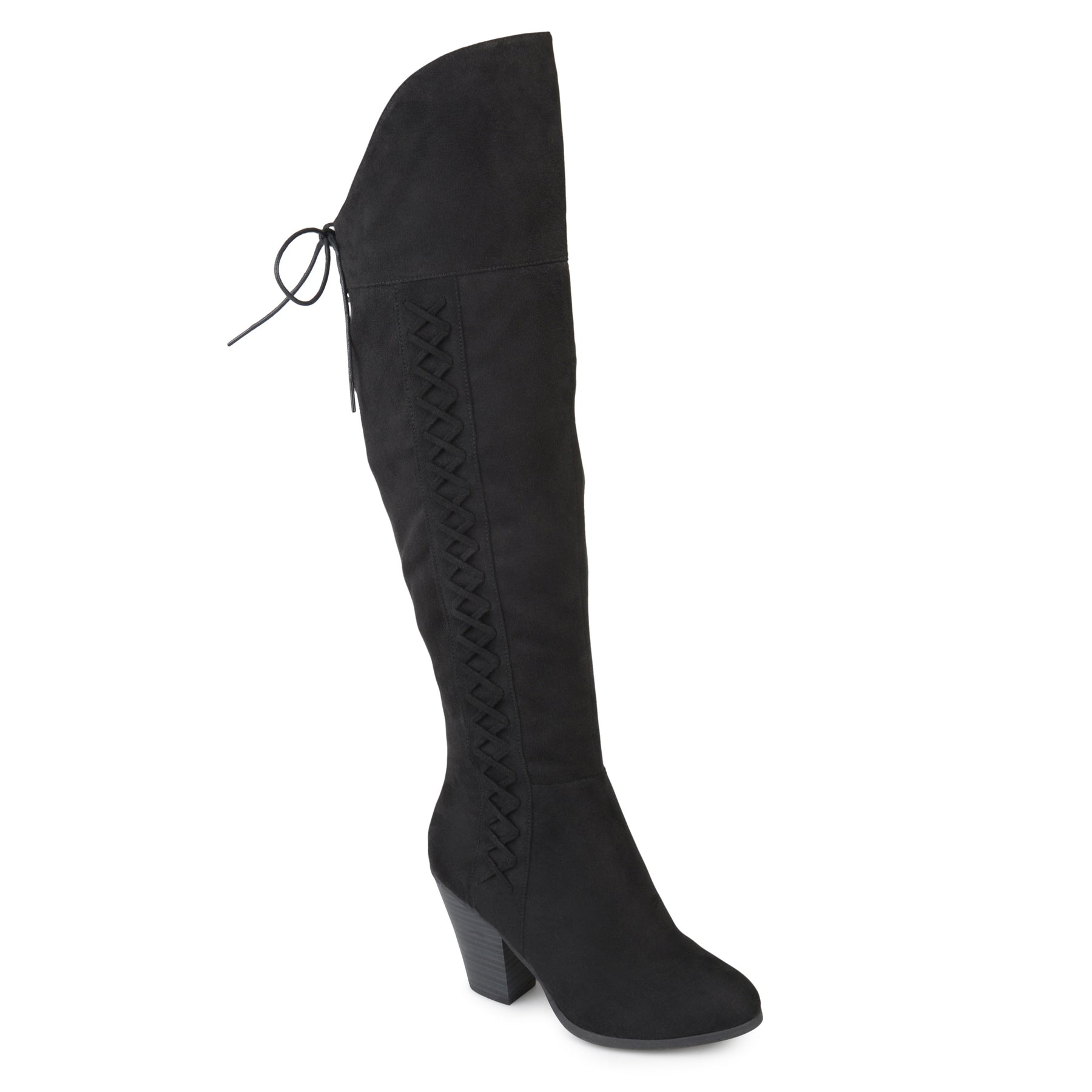 Journee Damen breite Kalb spritz-s Stiefel 7678403969084