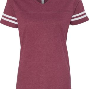 LAT Damen Fußball V-Ausschnitt feine Trikot Tee