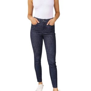 hoher Bund Control Top Skinny Jeans in Dunkelwäsche 7706050560060