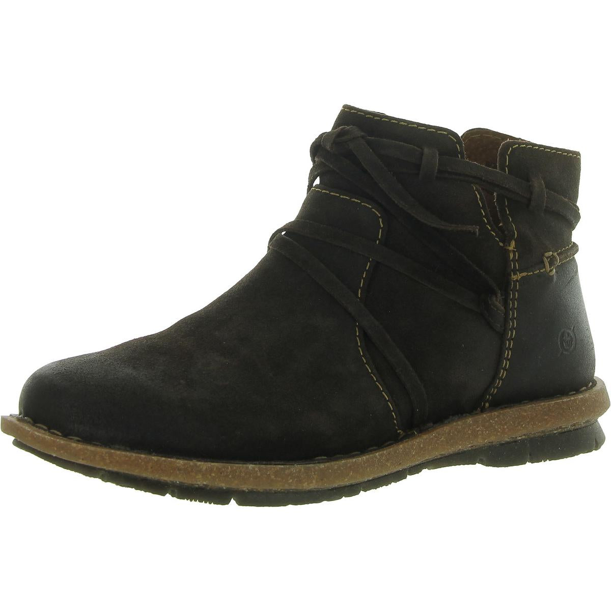 Schnürstiefeletten mit Reißverschluss