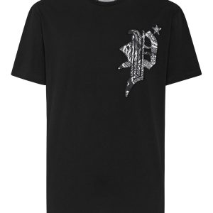 T-Shirt rund Hals ss paisley Gothic Plein 7805805658172