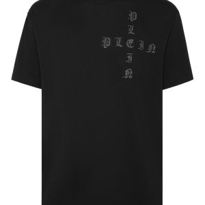 T-Shirt runden Hals ss Gothic Plein mit Kristallen 7648915193916