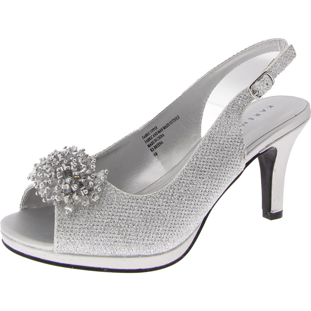 Breena rutschen auf Peep toe mit Fersenriemen Sandalen