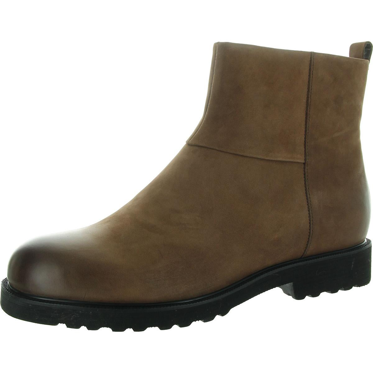 Damila-Reißverschluss-Lederstiefeletten