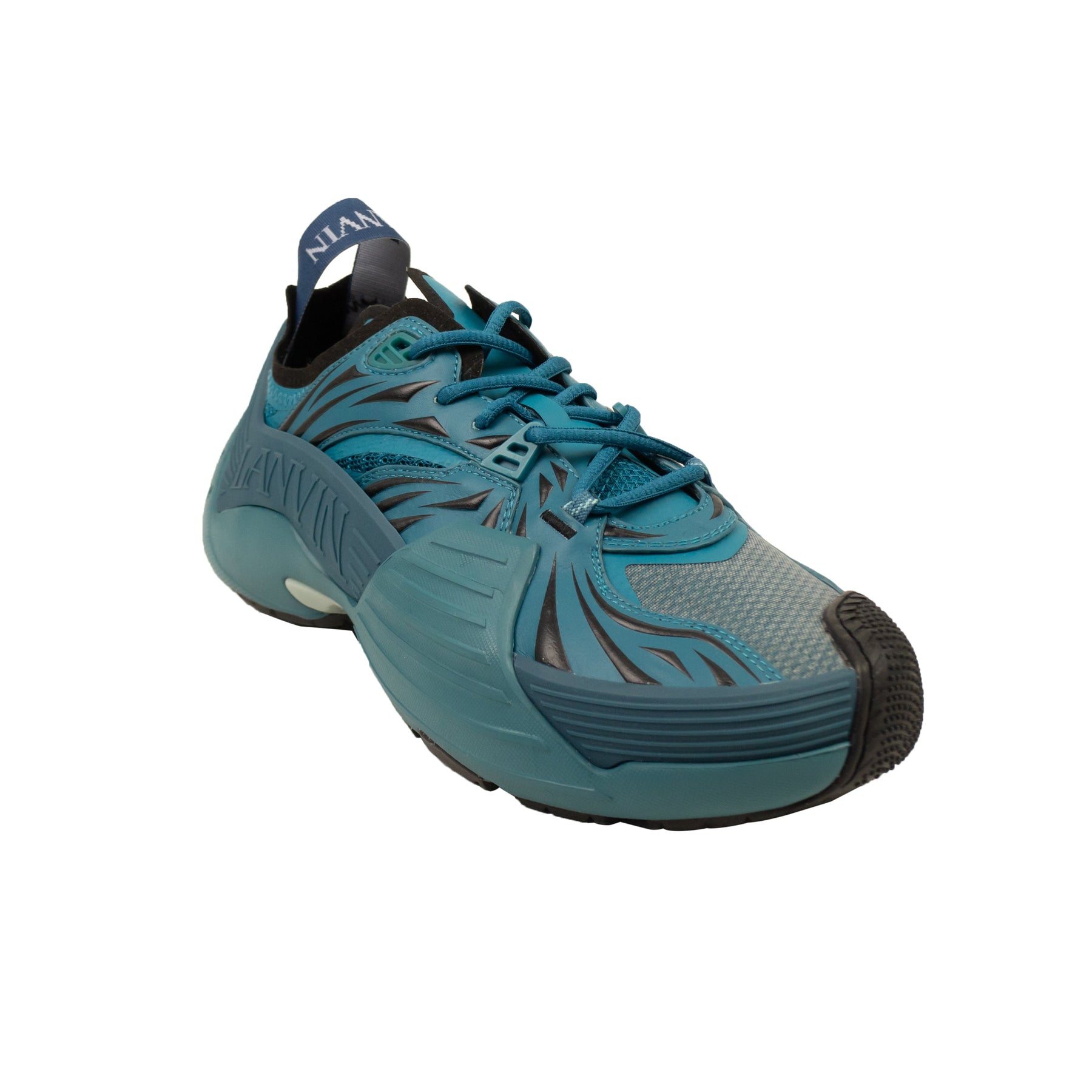 Türkisblaue Flash X Low-Top-Sportsneaker
