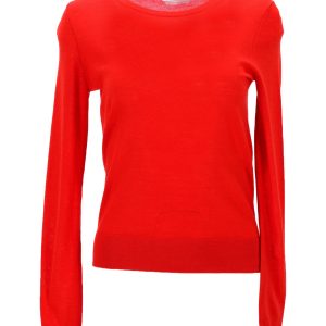 Boss Merino Super Fine Pullover aus roter Wolle 7748736974908