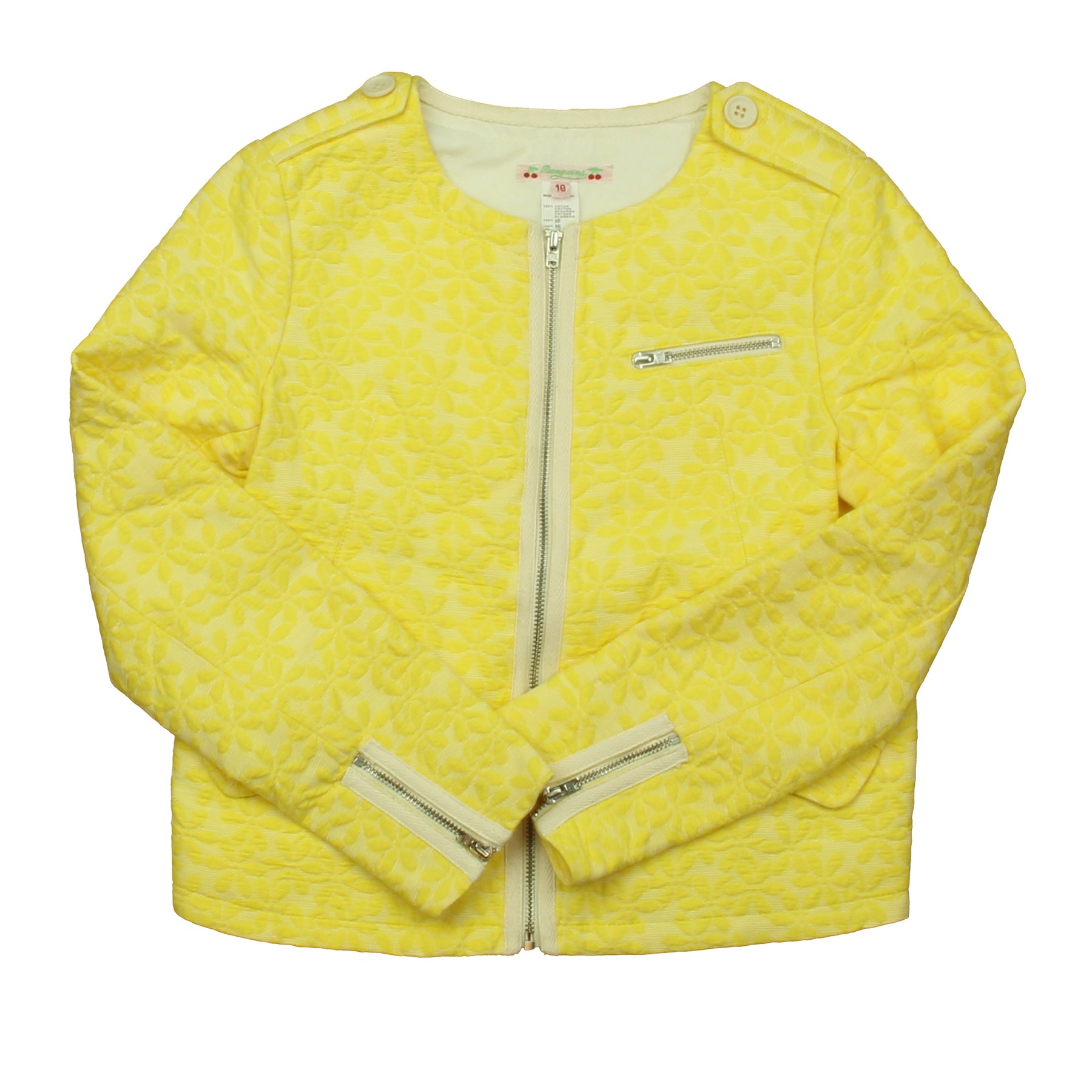 Bonpoint Mädchen gelb Jacke 7805836001340