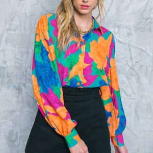 SOUL ON FIRE gewebte Oberteil