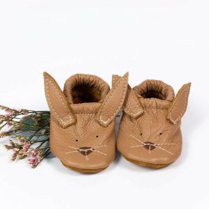 Hafer Bunnies // Cute Critters Lederschuhe Baby und Kleinkind Hase