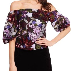 Laken Top in Tempest Bloom