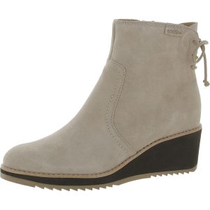 Calia Damen-Stiefeletten aus Wildleder mit runder Zehenpartie