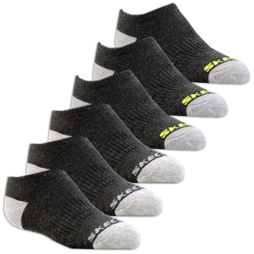 Skechers boy-s 6 pack voll terry keine zeigen socke