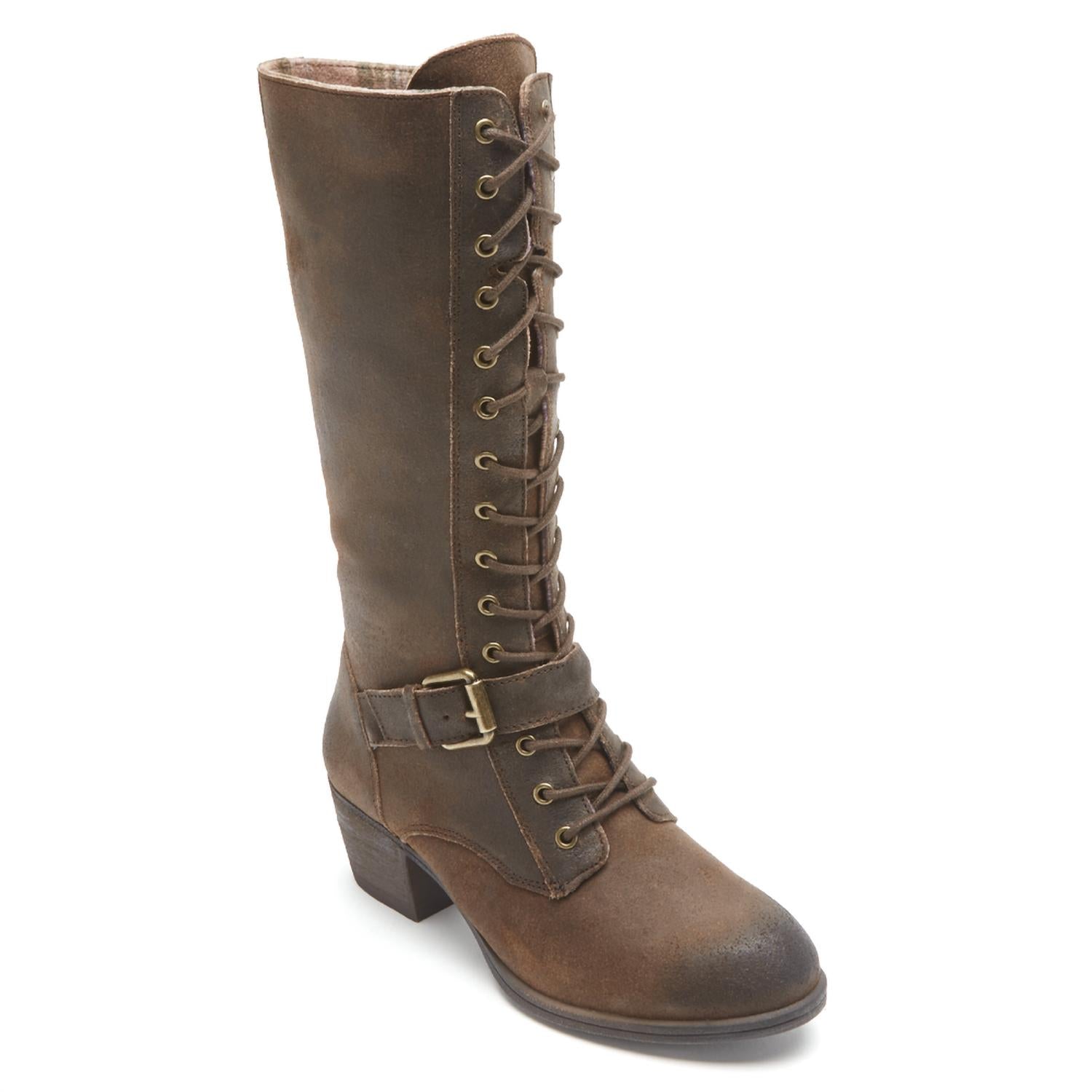 Anisa Tall-Schnürstiefel für Damen in Hellbraun