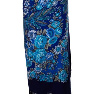 Scarf fringe Rock in blau 7833163530300