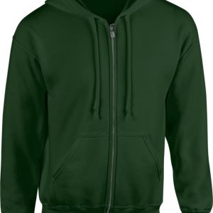 Gildan Heavy Blend unisex erwachsene voll Reißverschluss Kapuze Sweatshirt Top 7824345792572