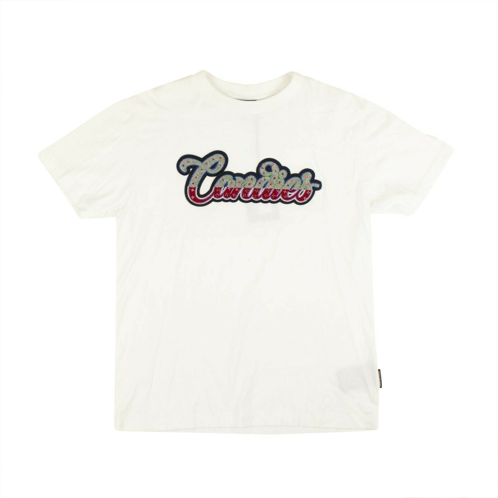 White Süßigkeiten Kurzarm-T-Shirt