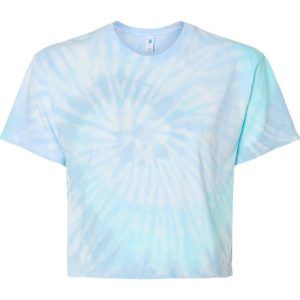 Colortone Damen Krawatte-gefärbt Ernte T-Shirt