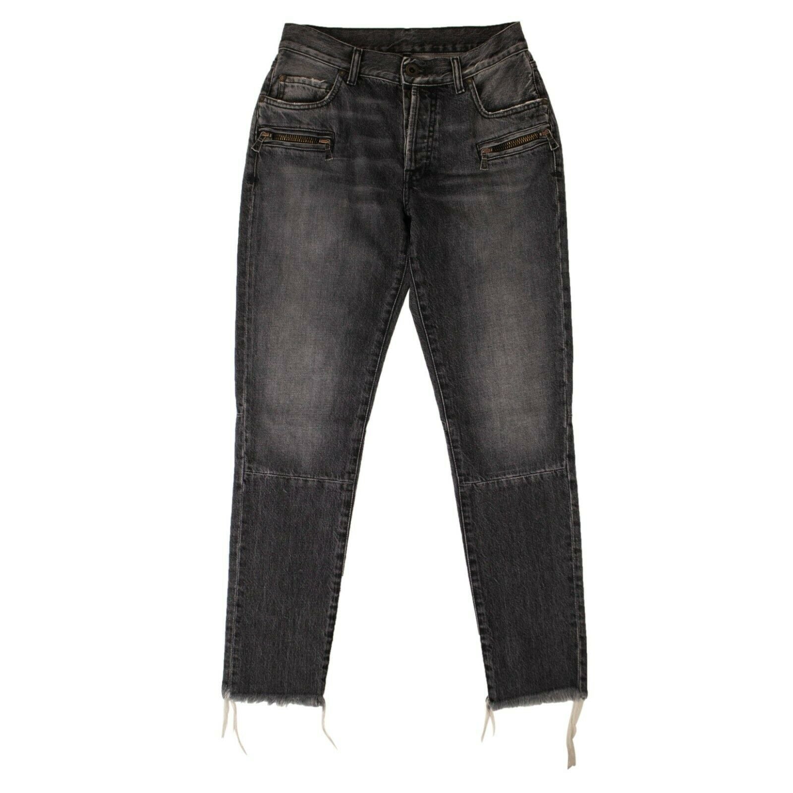 Unravel Project Zipped Pockets Jeanshose – schwarz
