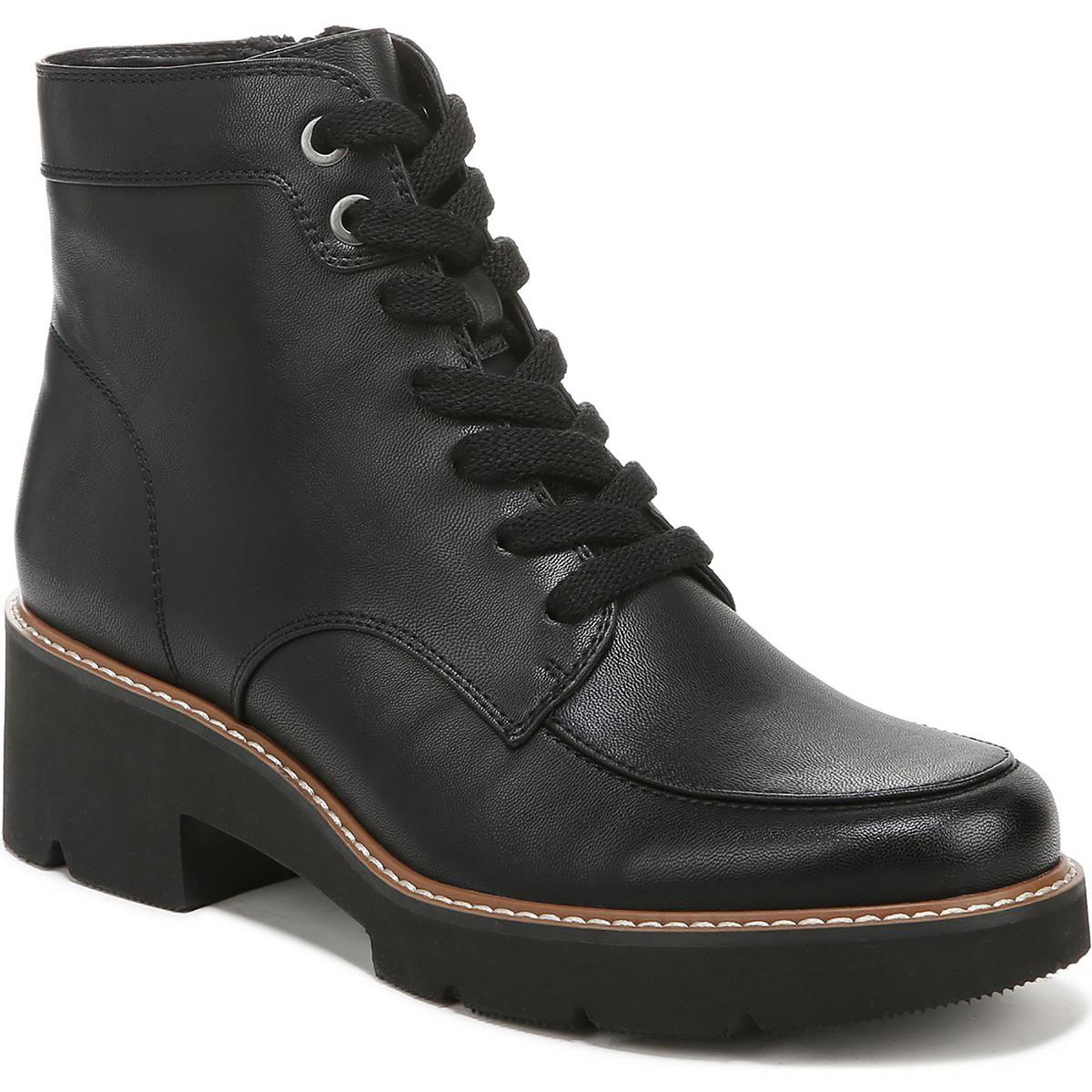 Catherine Reißverschluss Kunstleder Stiefeletten aus Leder