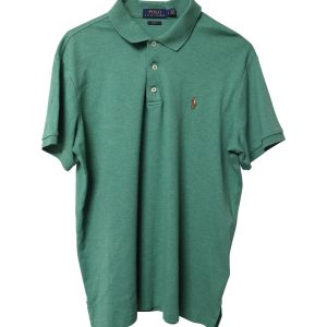 Polo Ralph Lauren Custom schmale Passform Polo-T-Shirt aus grüner Baumwolle