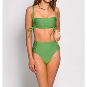 solider Soma Bikini Boden in grün 7833295683644