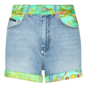 Denim hohe Taille heiße Hose Einsatz neue Barock