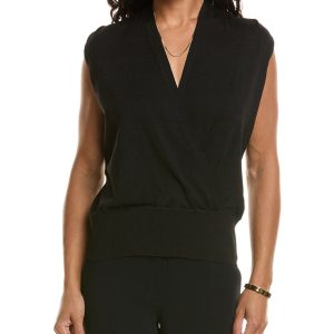 Elie Tahari Pullover aus Kunstleder 7827090112572