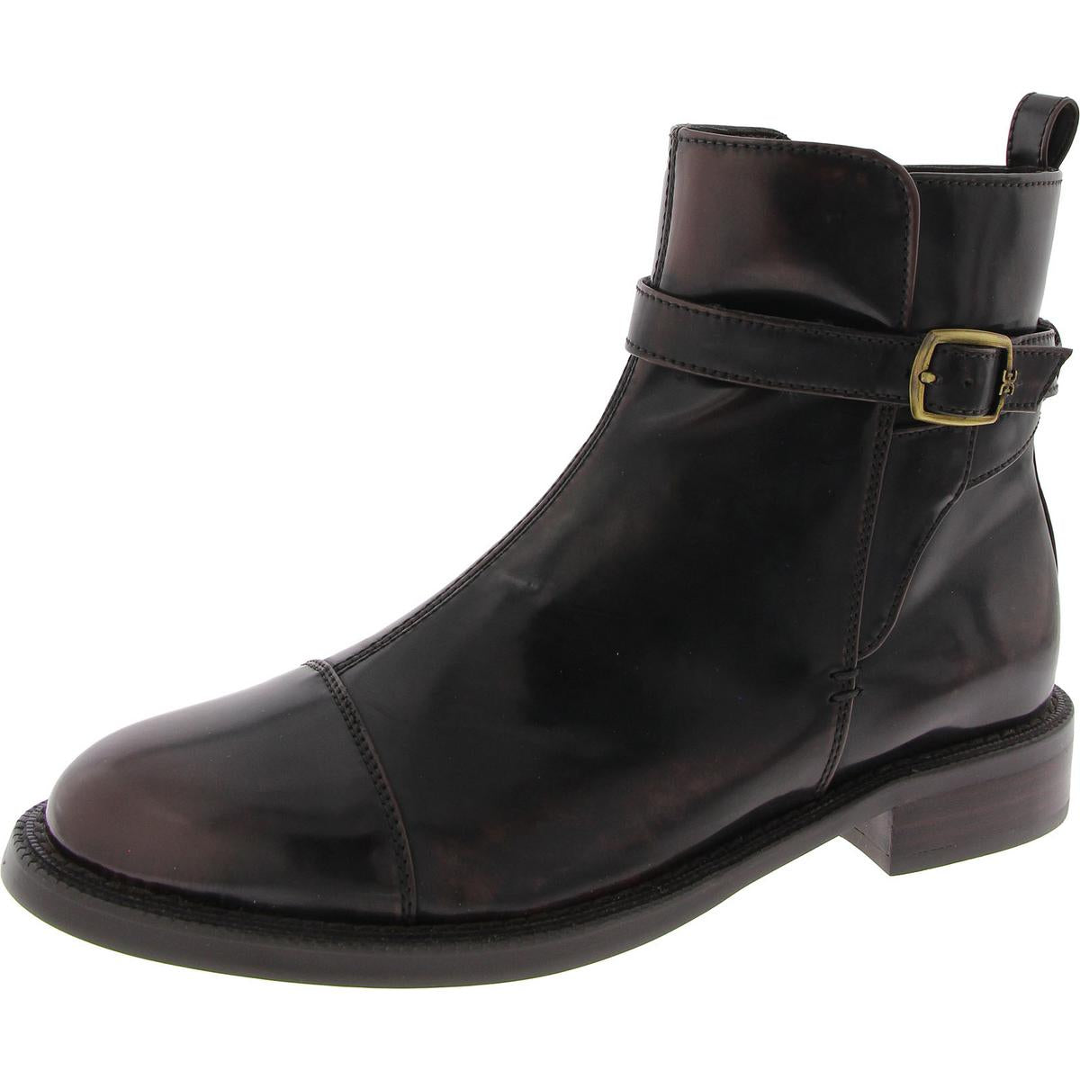 Nylonn 2 Kunstleder Reißverschluss Stiefeletten
