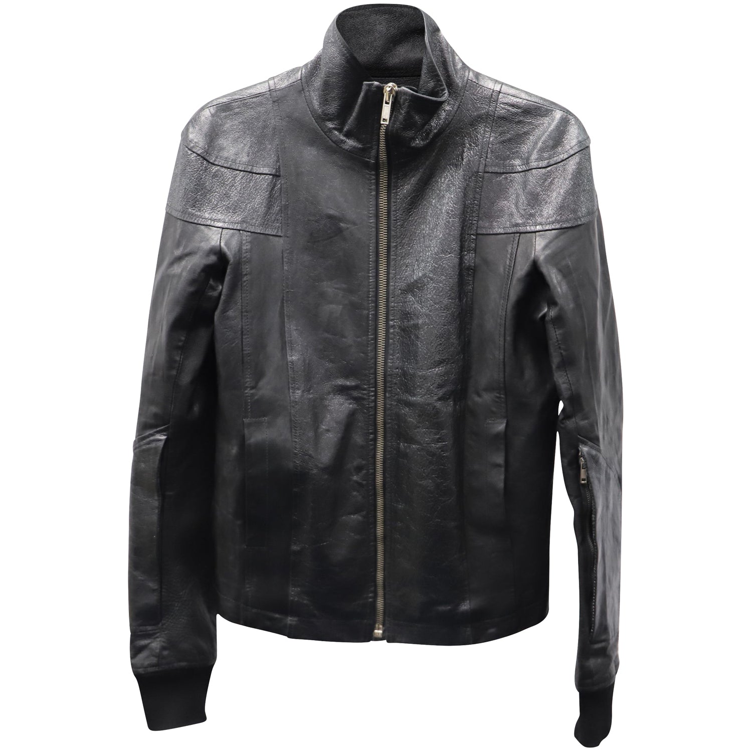 Rick Owens Biker Jacke aus Leder 7766492708924