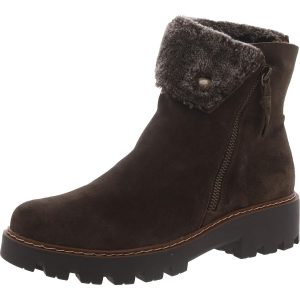 WYOMING Damen-Winter- und Schneestiefel aus Leder mit Profilsohle