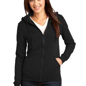 District Juniors The Concert Fleece-Hoodie mit durchgehendem Reißverschluss. DT801