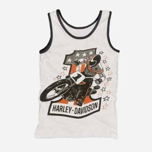 Unisex-Harley-Davidson-Tank in Weiß
