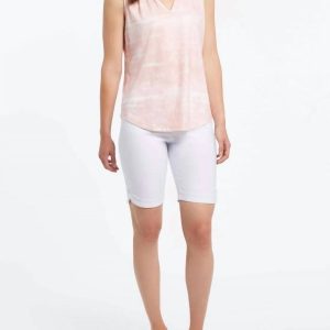 Flatten It Pull On lange Shorts in weiß 7749112922172