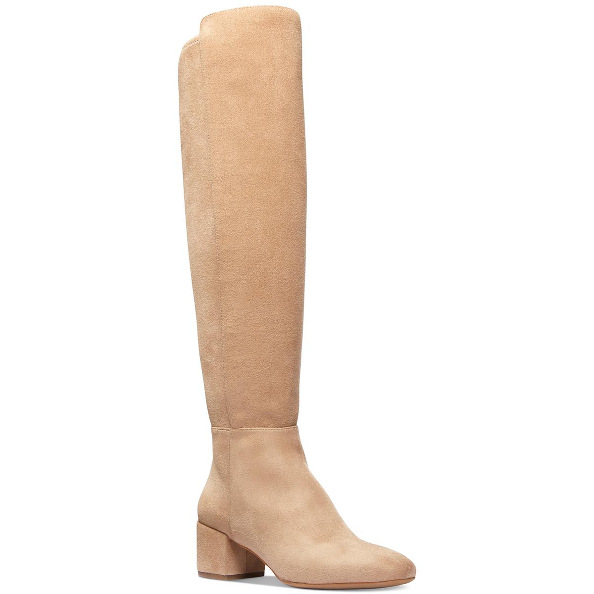 BRADEN MID Stiefel Velourslederimitat Knie hohe Stiefel