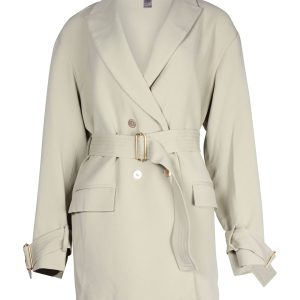 Dion Lee Cady Cocoon Fell in hellgrünem Acetat 7703678353468