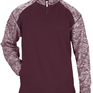 Badger Sport Herren-Pullover aus Blend Sport Fleece mit 1/4-Reißverschluss