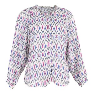 Isabel Marant Etoile Aurora bedruckte Bluse in mehrfarbiger Viskose