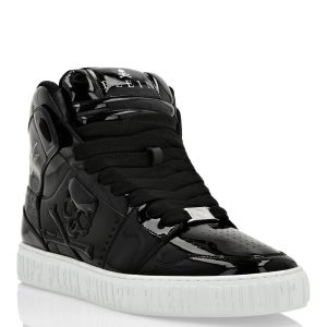Super Street Hi-Top Sneakers Totenkopf & Knochen