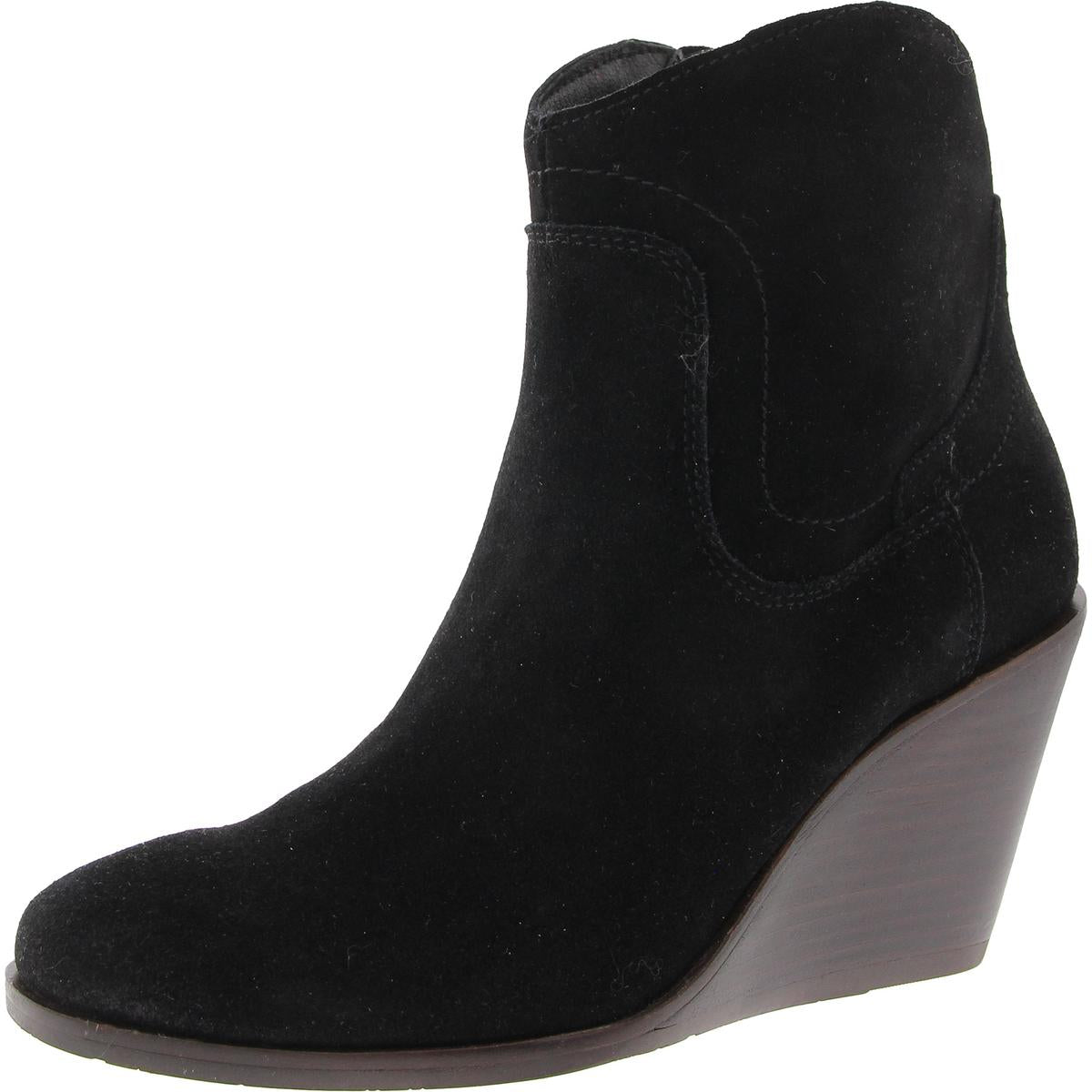 Waltz Reißverschluss Wildleder Keil Stiefel