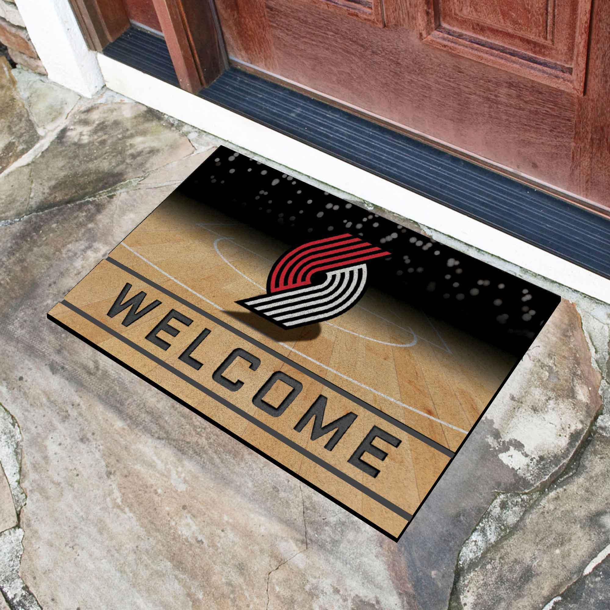 Fanmats Portland Trail Blazers Gummi Türmatte – 18′′ x 30′′